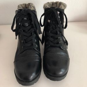 Black Combat Boots